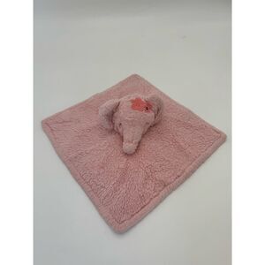 Parent's Choice Baby Cozy Elephant Security Blanket Toy Pink With Plush
